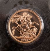 A Elizabeth II, 2012, sovereign.