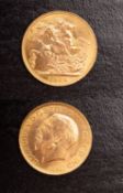 An Edward VII Sovereign 1925.