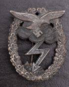 A German Luftwaffe Ground Assault badge in issued paper box