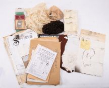 Estate of a doll restorer: a mixed collection of dolls and Teddy bear patterns.