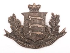 A Victorian South Middlesex Rifle Volunteers badge,