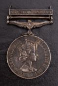 An Elizabeth II British General Service Medal with Nothern Ireland clasp,