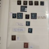 GB collection in boxed Linder album mint and used from 1840 1d Blacks x 5, surface printed, Kings,