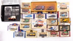 Miscellaneous diecast, recent: Corgi, 5 in boxes and 1 empty box; Oxford, 14 in boxes; Lledo,