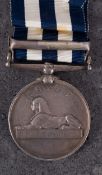 A Victorian Egypt Medal (undated reverse) with The Nile 1884-85 clasp to ' 1082 Pte J Fagan 2/D of