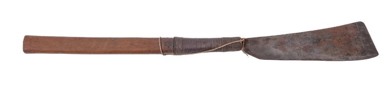 A Doa style machete of the Naga people Assam, India/ Burma, probably mid 20th century- WWII period,