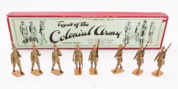Britains toy soldiers, set 1542, New Zealand Infantry, Marching Slope Arms (Service Dress),
