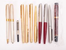 Parker, mixed models: Parker 45 Special CT fountain pen, plastic box; another 45,
