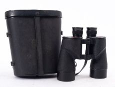 A pair of WWII Canadian military binoculars, C.G.B 7x50, 25678-C, R.E.