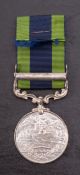 A George V India General Service Medal with clasp, '3521783 Pte O.Wilson Manch.