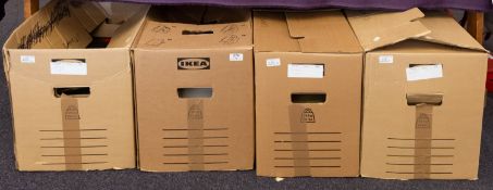 A large accumulation of stamps and covers in albums,