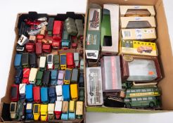 WITHDRAWN Miscellaneous diecast, recent, unboxed vans, commercial lorries, coaches, buses, etc,