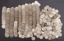 Approximately 2500 gm of mainly pre 1947 coins.