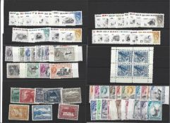 British Commonwealth stamps on 200 stock cards including High Values
