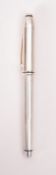 A silver Townsend fountain pen by Cross, USA, post 1975 Convention marks for .