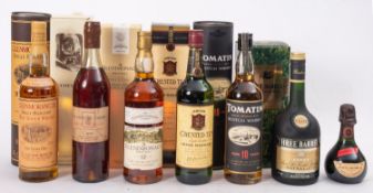 A boxed Glendronach 12yr old Whisky, a Glenmorangie 10yr old whisky,