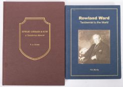 Morris, P, A. 'Rowland Ward. Taxidermist to the World', London, 2003, and Morris P, A.