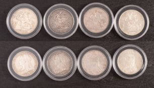 Victorian Crowns 1890,1891,1893 LVI 1897.