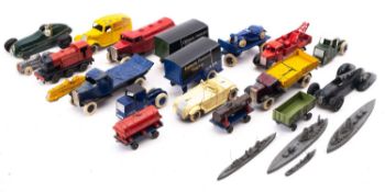 Dinky. An unboxed group of various vehicles.