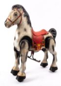 A vintage metal MOBO ride on hobby horse