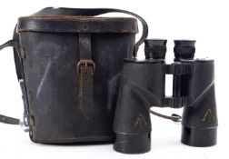 A pair of WWII Canadian military binoculars, C.G.B 57 G.A 7x50, 8412-C, Patt2/ 1900, R.E.