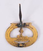 A WWII Keriegsmarine U-Boat War Badge, maker Schwerin,