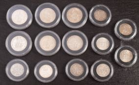 Higher grade shillings 37 English and Scottish proof with 38 E&S, and £ (E&S,