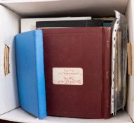 An accumulation of stamps and covers in nine albums and stockbooks and loose including Antigua 1932