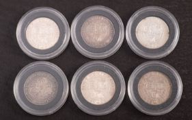 Victorian 1893,1894,1896,1897,1898,1899, shillings, better and higher grades.