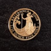 One tenth ounce Royal Mint 2008 proof coin