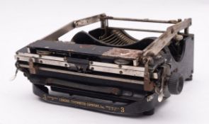 A 1920s/30s Corona portable Model 3 typewriter