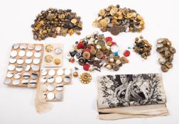A collection of various regimental and other livery buttons,