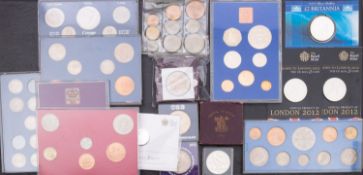 A 1933 uncirculated set, 1977 proof set, 1953 'Plastic set' etc.