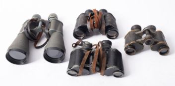 A pair of WW2 period German 6 x 30 Dienstglas binoculars,