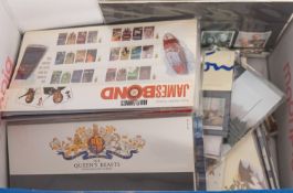 A collection of Great British presentation packs in two albums and loose.