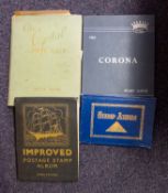 A general collection of stamps in four albums.