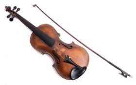 A late 19th/early 20th century violin after Johann Baptist Schweitzer,
