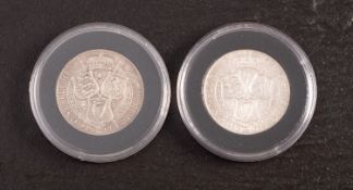 A high grade,1901, florin, with 1900.