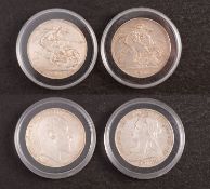 A 1900 LXIII crown, with 1902 crown.