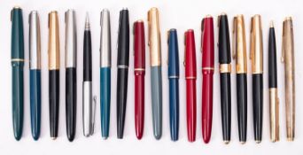 Parker, a boxed fountain pen collection,