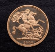 2006 gold proof sovereign.