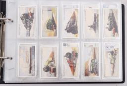 Cigarette card album; Card Collectors Society re-print, ten complete sets,