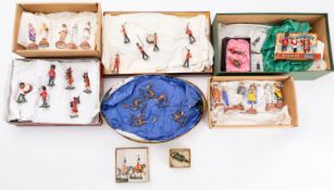 Britains and other toy soldiers and other figures, a mixed collection including: Britains set 1731,