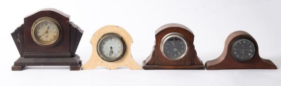 Four dashboard clocks, three by Smyths, London, one by North & Sons Ltd.