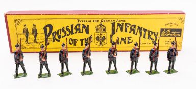 Britains toy soldiers, set 154, Types of the German Army: Prussian Infantry of the Line,
