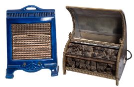 An early 20th century enamel electric fi