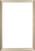 A plain giltwood picture frame - rebate