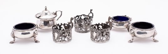 A mixed group of silver;