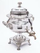 A Regency Sheffield Plate samovar, not marked,