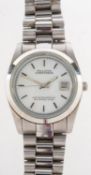 Philippe Constance a stainless steel wristwatch the mother-of-pearl style dial signed 3ATM,